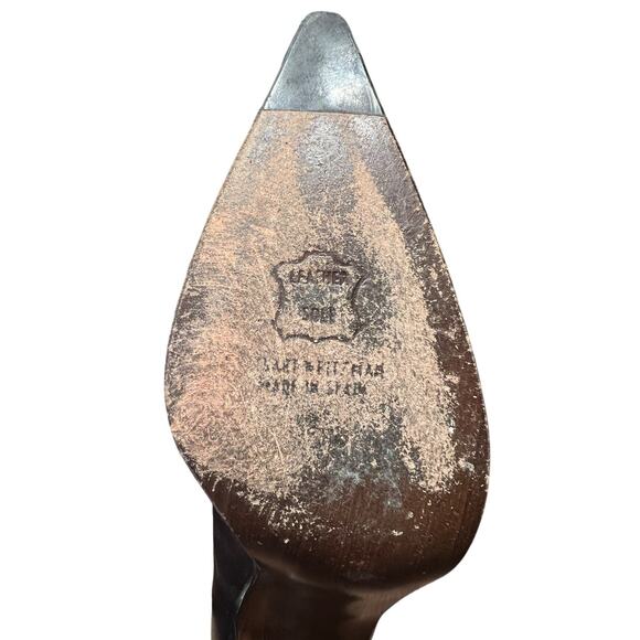 Stuart Weitzman Navy Blue Leather Pumps Size 5.5 M - Picture 6 of 6